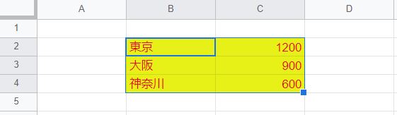 メニュー項目の呼び出し