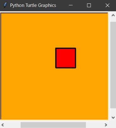 JupyterLab 正方形 内部塗りつぶし