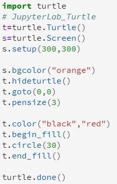 JupyterLab 円 塗りつぶし