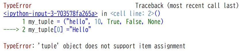 組み込み型 タプル(2)