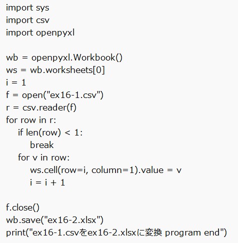 csvデータの変換(5)